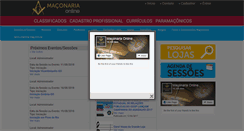 Desktop Screenshot of maconariaonline.com