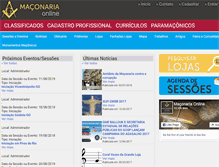 Tablet Screenshot of maconariaonline.com